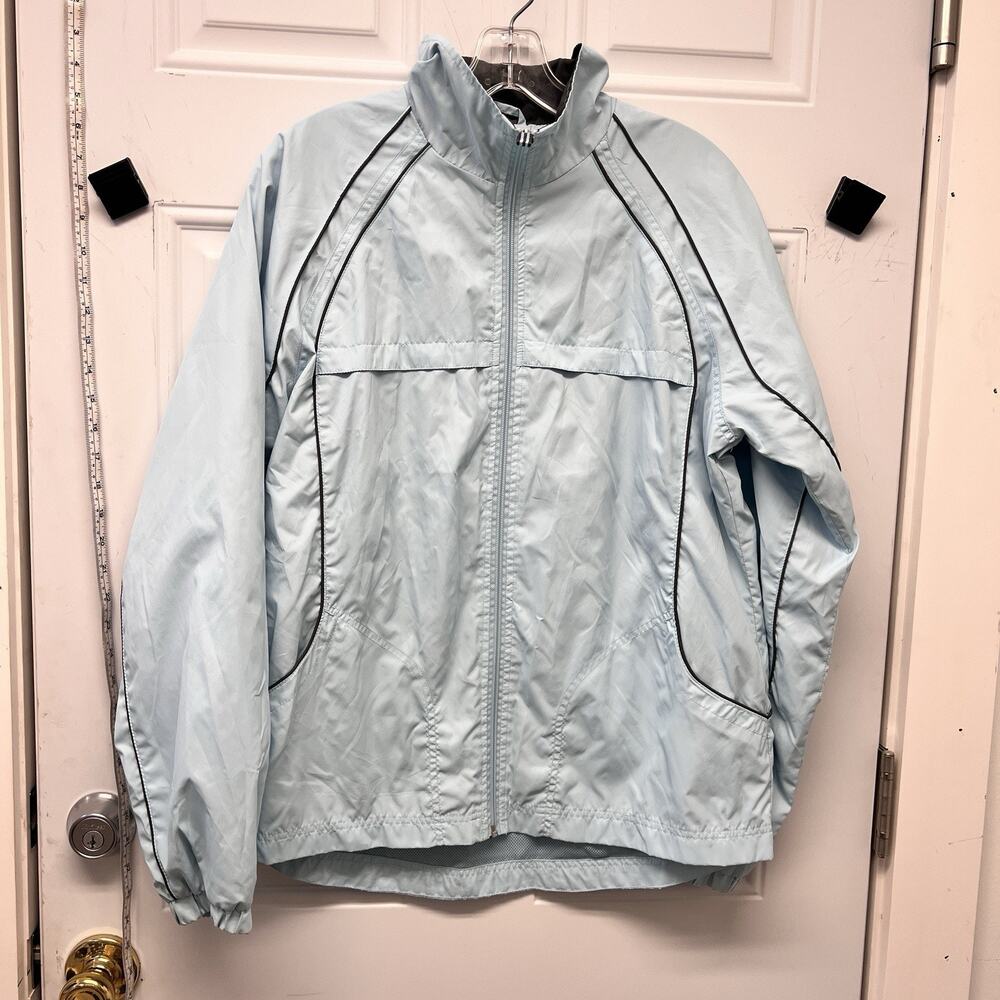 BCG Windbreaker Jacket Size L - Sportswear Activewear Running Zipper NOC3834